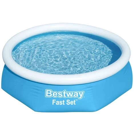 TRUE DEAL Bestway Piscine Gonflable Ronde 244x66 Cm 57265 5 TRUE DEAL Bestway Piscine Gonflable Ronde 244x66 Cm 57265 – Image 3