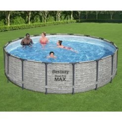 TRUE DEAL Bestway Piscine Ronde Power Steel 488x122 Cm
