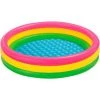 KARTOKNER Piscine Pour Bébés Piscine Fond Gonflable (Rouge + Jaune + Vert, 114*25cm) -Piscine Soldes Boutique 67453367 1