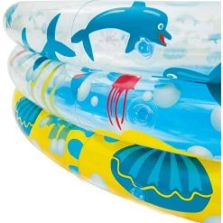 KARTOKNER Piscine Gonflable Enfant / Pataugeoire Ronde 3 Boudins Diamètre 1.83m × Hauteur 33cm -Piscine Soldes Boutique 67454468 5