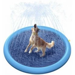 QERSTA Piscine Gonflable 100cm Tapis De Jeu Gonflable Jouets D'eau Pour Arroseur Extérieur D'été -Piscine Soldes Boutique 67546626 3