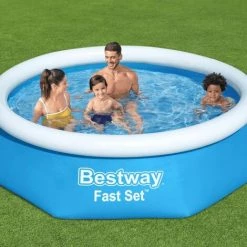 LangRay Maison & Jardin Bestway Piscine Gonflable Ronde 244x66 Cm 57265