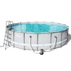 Kit Piscine Tubulaire Bestway POWER STEEL FRAME POOL Ronde Ø549 X 132cm à Cartouche