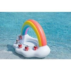 WAVE Bar De Piscine Gonflable Nuage Arc-en-Ciel Bar Flottant Boisson Salade Fruits Pour Piscine Ou Spa Flotteur Fête Accessoires été -Piscine Soldes Boutique 68334922 4