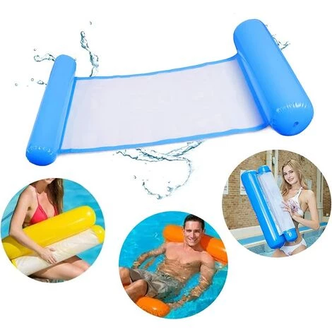 WAVE Usage Flottantes Hamac,Sinwind Flotteur Gonflable Piscine 4 -en-1Flottant De Inclinable Flotteur Hamac Hamac D'eau Multi-Usage Pliable Flottantes Hamac Portable Flotteur Ultraléger (Bleu Saphir) 4 WAVE Usage Flottantes Hamac,Sinwind Flotteur Gonflable Piscine 4 -en-1Flottant De Inclinable Flotteur Hamac Hamac D'eau Multi-Usage Pliable Flottantes Hamac Portable Flotteur Ultraléger (Bleu Saphir) – Image 2