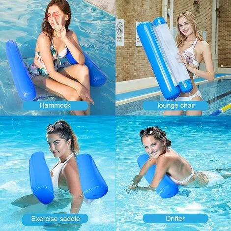 WAVE Usage Flottantes Hamac,Sinwind Flotteur Gonflable Piscine 4 -en-1Flottant De Inclinable Flotteur Hamac Hamac D'eau Multi-Usage Pliable Flottantes Hamac Portable Flotteur Ultraléger (Bleu Saphir) 7 WAVE Usage Flottantes Hamac,Sinwind Flotteur Gonflable Piscine 4 -en-1Flottant De Inclinable Flotteur Hamac Hamac D'eau Multi-Usage Pliable Flottantes Hamac Portable Flotteur Ultraléger (Bleu Saphir) – Image 5