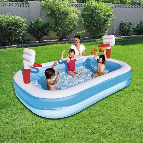 Piscine Gonflable Pour Enfants Avec Paniers De Basket Bestway - 54122 5 Piscine Gonflable Pour Enfants Avec Paniers De Basket Bestway - 54122 – Image 3