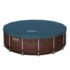 Piscine Hors Sol Tubulaire Bestway Power Steel Ronde Ø427x122 Cm Épurateur à Cartouche Bâche, Échelle -Piscine Soldes Boutique 7283862 3