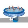 Kit Piscine Autoportée Intex Easy Set 4,57 X 0,84 M + Bâche De Protection - Bleu