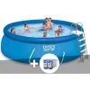 Kit Piscine Autoportée Intex Easy Set 4,57 X 1,22 M + 6 Cartouches - Bleu