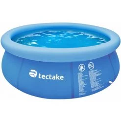 TECTAKE Piscine Hors Sol Autoportante Gonflable Ronde Ø240 Cm X 63 Cm - Bleu
