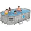 Piscine Hors Sol Bestway 56714 Avec Hublot Swim Vista Ovale 427x250x100 Cm -Piscine Soldes Boutique 9955106 1